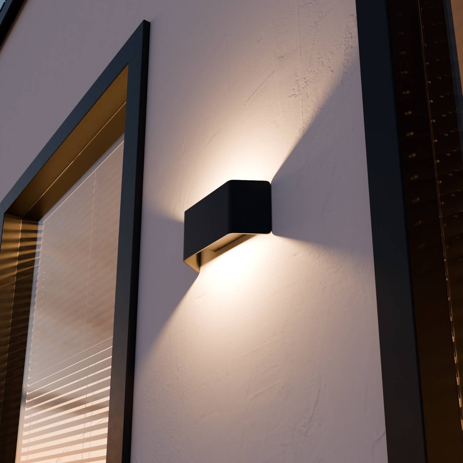 Moderne wandlamp met warm 2700k licht en ip54 bescherming voor binnen en buiten | Restfield
